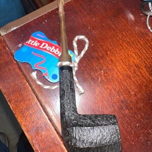 Rustic Black Tobacco Pipe